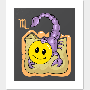 Smiley Scorpio Posters and Art